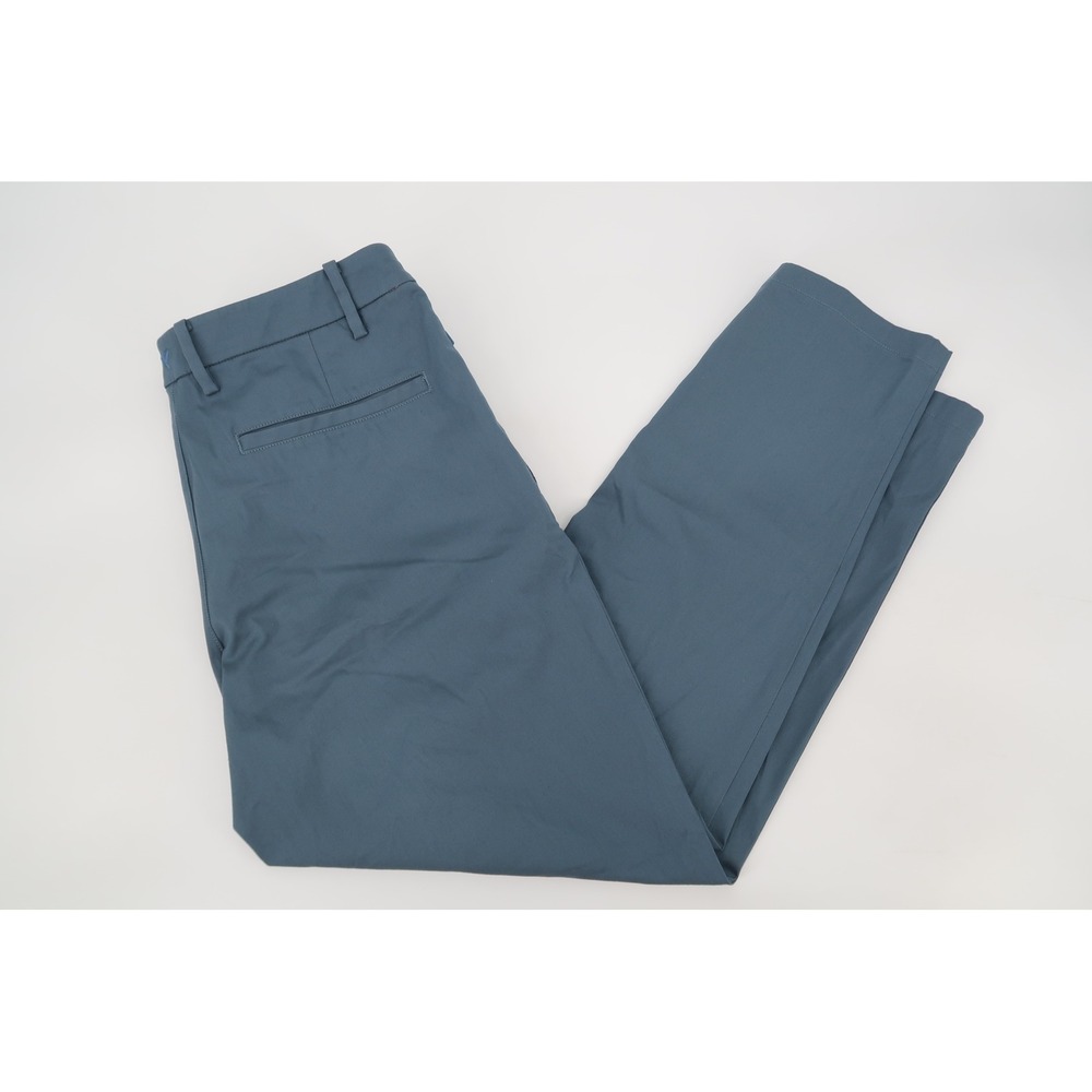 Birddogs Performance Chino Pants Mens 34x28 Blue Unlined Stretch Preppy Golf